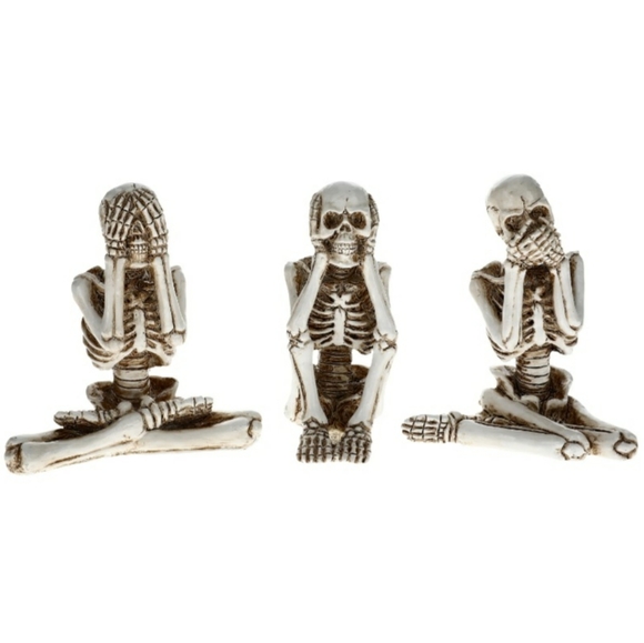 Skeleton figurines set of 3 - Picture 8 of 9